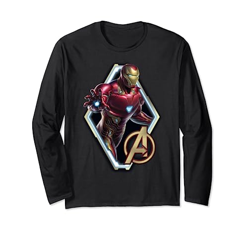 Marvel Avengers Endgame Iron Man Logo Langarmshirt von Marvel