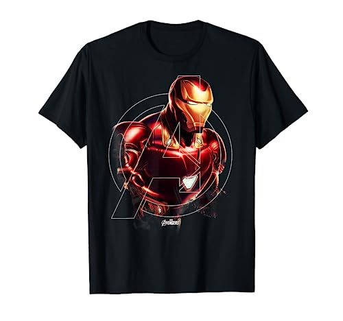 Marvel Avengers: Endgame Iron Man Porträt Grafik T-Shirt T-Shirt von Marvel