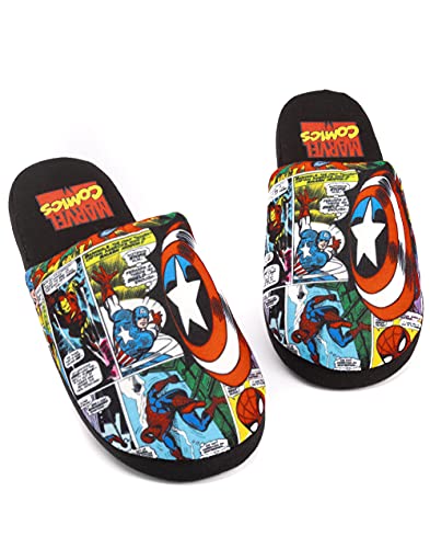 Marvel Avengers Hausschuhe Comic Männer Slip On House Schuhe Müßiggänger 45-46 EU von Marvel