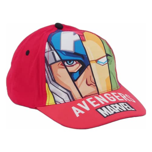 Marvel Avengers Hut für Jungen, Baseball Kappe, Verstellbare Hut, Thor Capitan America Iron Man Hulk Superhelden-Design, Sommermütze, Geschenk für Kinder von Marvel