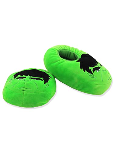 Marvel Avengers Incredible Hulk Kids Plush Mooshy Slippers (9-10 M US Toddler, Green) von Marvel