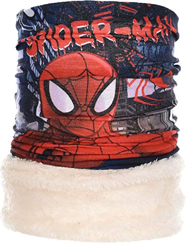 Marvel Avengers Spiderman Schlauchschal mit Coral Fleece Spidy Creme von Marvel