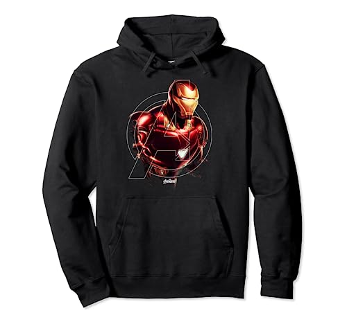 Marvel Avengers: Endgame Iron Man Logo Portrait Pullover Hoodie von Marvel