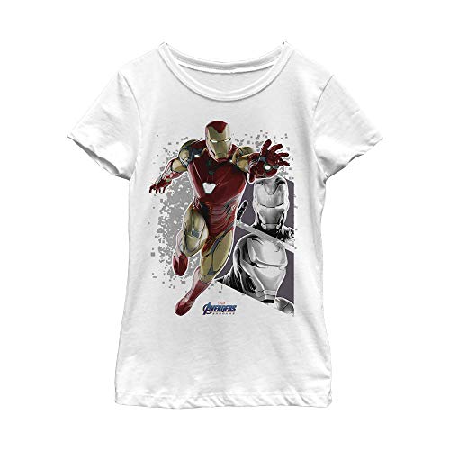 Marvel Avengers: Endgame - Ironman Panels Kids Crew neck White 140 von Marvel