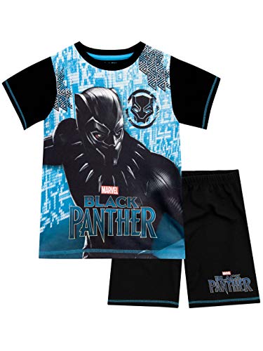 Marvel Black Panther Jungen Schlafanzug Schwarz 152 von Marvel