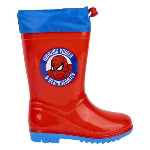 Marvel Botas de Agua Spider-Man Gummistiefel, Unisex infantil, 25 EU von Marvel