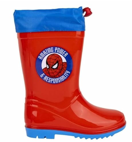 Marvel Botas de Agua Spider-Man Gummistiefel, Unisex infantil, 30 EU von Marvel