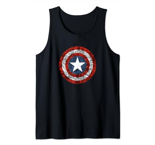 Marvel Captain America Avengers Shield Comic Tank Top von Marvel