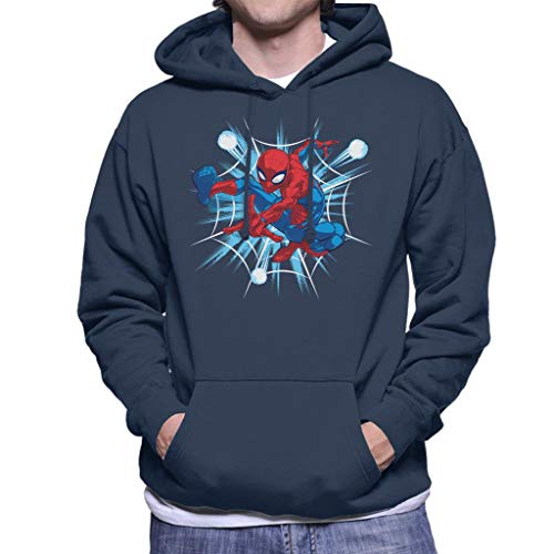 Marvel Christmas Spider Man Classic Pose Men's Hooded Sweatshirt von Marvel