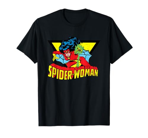 Marvel Classic Spider-Woman Retro Comic Book T-Shirt von Marvel