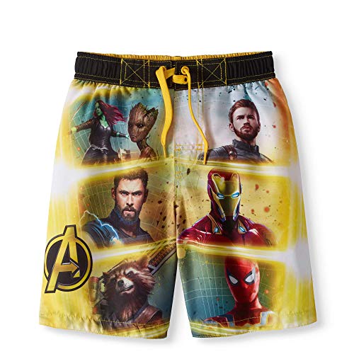 Marvel Comics Avengers Infinity War Badehose - Gelb - Large von Marvel