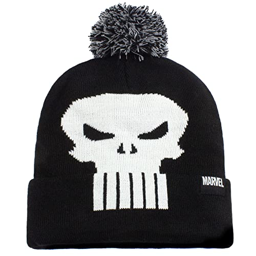 Marvel Comics Punisher - Skull (Beanie Pom) One Size von Heroes Inc.