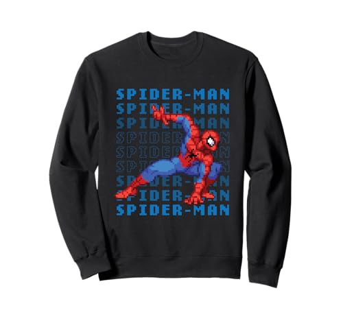 Marvel Cosmic Invasion Game Spider-Man Retro Pixel Graphics Sweatshirt von Marvel