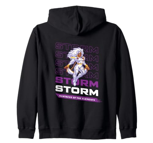 Marvel Cosmic Invasion Game Storm X-Men Retro Pixel Graphics Kapuzenjacke von Marvel