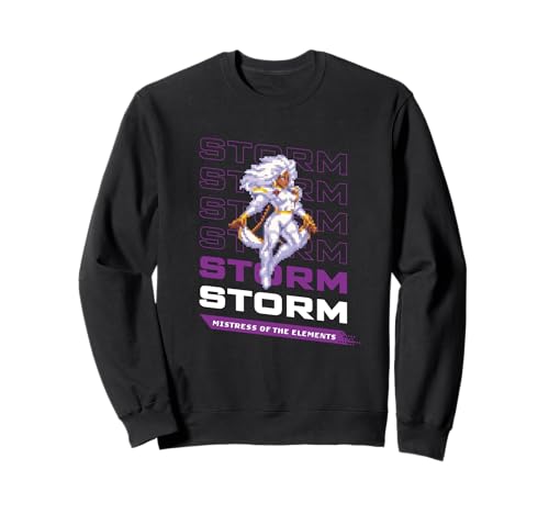 Marvel Cosmic Invasion Game Storm X-Men Retro Pixel Graphics Sweatshirt Marvel Cosmic Invasion Game Storm X-Men Retro Pixel Graphics Sweatshirt von Marvel