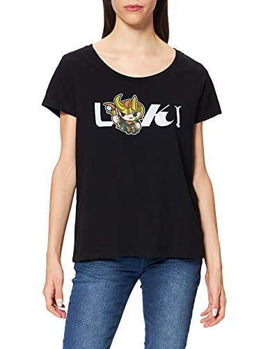 Marvel Damen WOLOKIMTS004 T-Shirt, Schwarz, M von Marvel