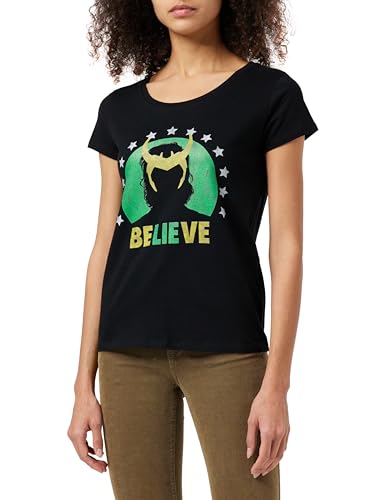 Marvel Damen Wolokimts013 T-Shirt, Schwarz, M Marvel Damen Wolokimts013 T-Shirt, Schwarz, M von Marvel