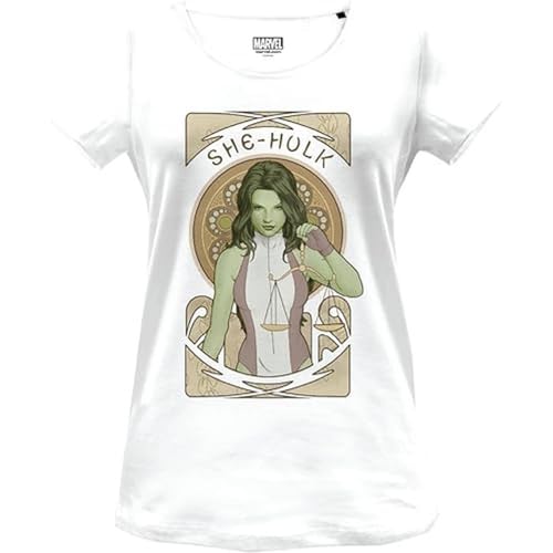 Marvel Damen Womarcots023 T-Shirt, Hellrosa, M Marvel Damen Womarcots023 T-Shirt, Hellrosa, M von Marvel