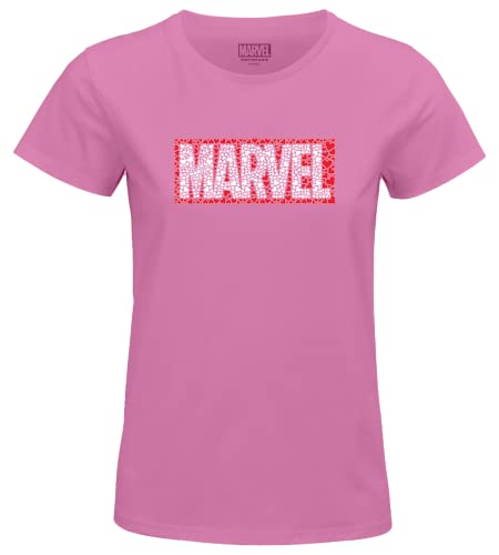 Marvel Damen Womarcots037 T-Shirt, Orchideenrosa, XXL von Marvel