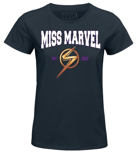 Marvel Damen Womavlsts002 T-Shirt, Marineblau, Small Marvel Damen Womavlsts002 T-Shirt, Marineblau, Small von Marvel