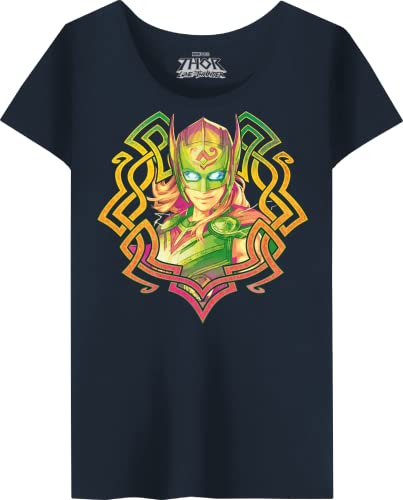 Marvel Damen Wotlatmts002 T-Shirt, Marineblau, Large von Marvel