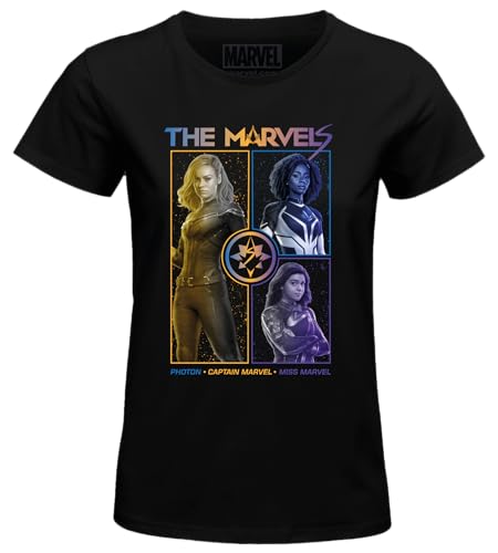 Marvel Damen womavlsts007 T-Shirt, Schwarz, M Marvel Damen womavlsts007 T-Shirt, Schwarz, M von Marvel