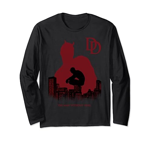 Marvel Daredevil A Man Without Fear Is Broken Within Langarmshirt von Marvel