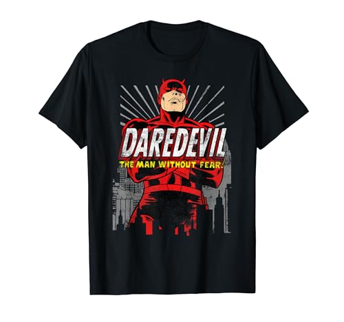 Marvel Daredevil The Man Without Fear! Retro T-Shirt von Marvel
