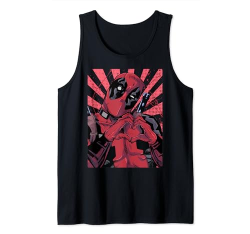 Marvel Deadpool Closed Hand Heart Tank Top von Marvel