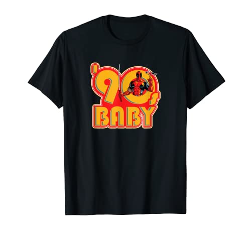 Marvel Deadpool Nerdy Thirty 90s Baby T-Shirt von Marvel