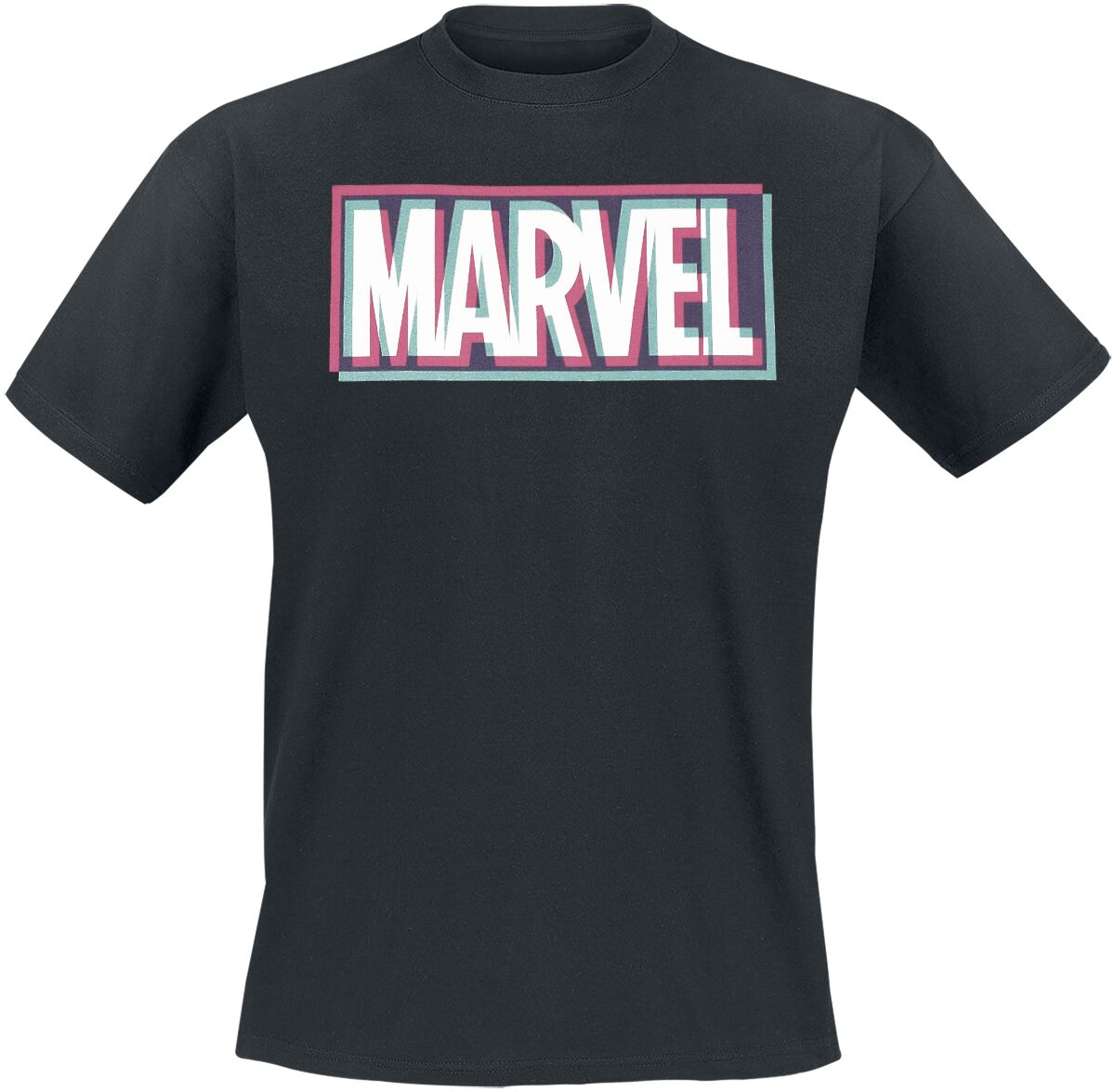 Marvel - Disney T-Shirt - Glitch Logo - S bis XXL - für Männer - Größe XXL - schwarz - Lizenzierter Fanartikel Marvel - Disney T-Shirt - Glitch Logo - S bis XXL - für Männer - Größe XXL - schwarz - Lizenzierter Fanartikel von Marvel