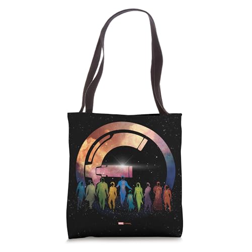 Marvel Eternals Logo Immortal Beings Cosmic Silhouettes Tote Bag von Marvel