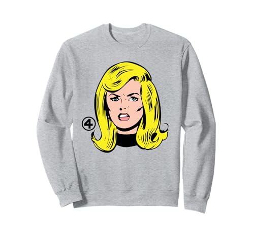 Marvel Fantastic Four Invisible Woman Big Face Costume Sweatshirt von Marvel