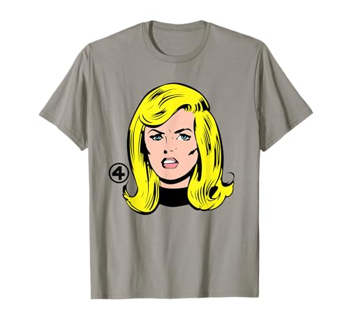 Marvel Fantastic Four Invisible Woman Big Face Costume T-Shirt von Marvel