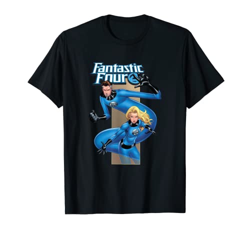 Marvel Fantastic Four Mr. Fantastic Invisible Woman T-Shirt T-Shirt von Marvel