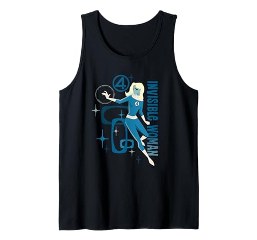 Marvel Fantastic Four: First Steps Retro Invisible Woman Tank Top von Marvel