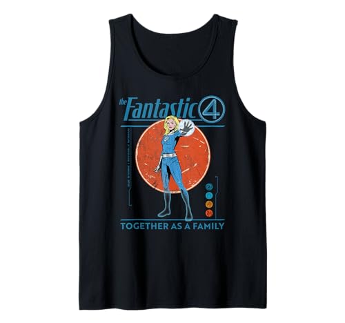 Marvel Fantastic Four: First Steps The Invisible Woman Retro Tank Top von Marvel