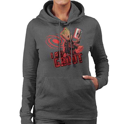 Marvel Guardians of The Galaxy Baby Groot Cassette Women's Hooded Sweatshirt von Marvel