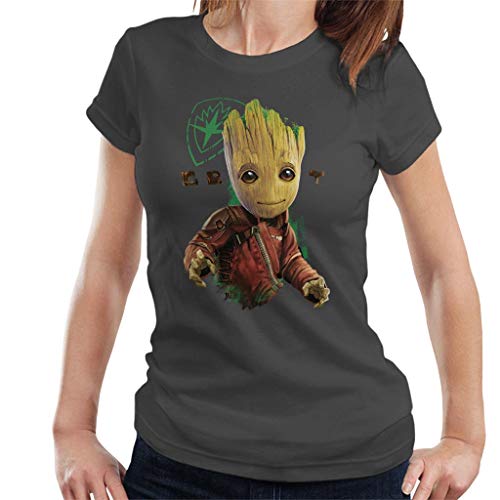 Marvel Guardians of The Galaxy Baby Groot Eyes Logo Women's T-Shirt von Marvel