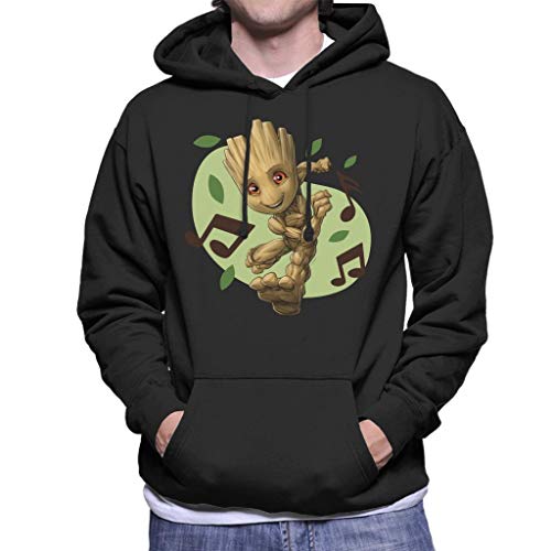 Marvel Guardians of The Galaxy Groot Musical Clefs Men's Hooded Sweatshirt von Marvel