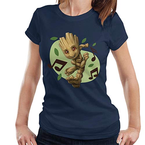Marvel Guardians of The Galaxy Groot Musical Clefs Women's T-Shirt von Marvel