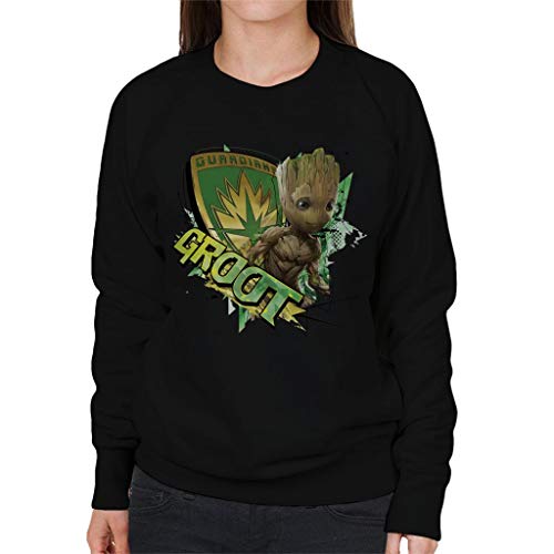 Marvel Guardians of The Galaxy Vol 2 Shield Groot Women's Sweatshirt von Marvel