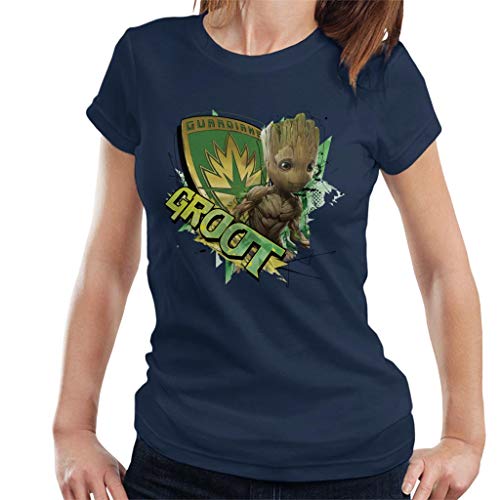 Marvel Guardians of The Galaxy Vol 2 Shield Groot Women's T-Shirt von Marvel