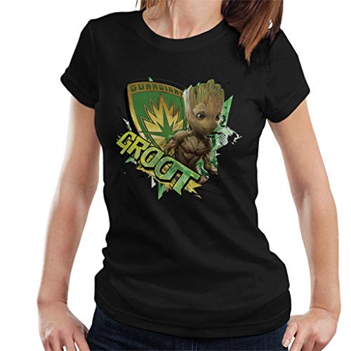 Marvel Guardians of The Galaxy Vol 2 Shield Groot Women's T-Shirt von Marvel