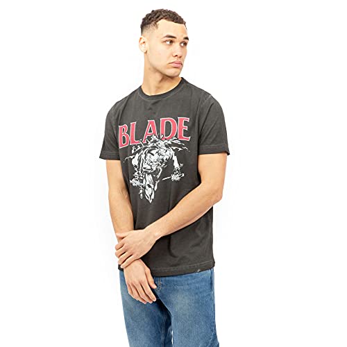 Marvel Herren Blade Strike T-Shirt, Schwarz, L von Marvel