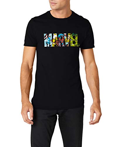 MARVEL T-Shirt Comic Strip Logo schwarz 2XL von Marvel