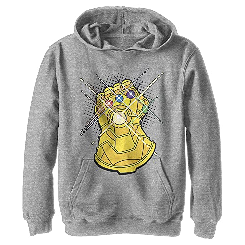 Marvel Herren Gold Gauntlet Hoodie, Sportlich Heather, L von Marvel