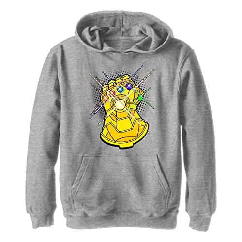 Marvel Avengers - Gold Gauntlet YTH Hoodie Heather grey 12/13 von Marvel