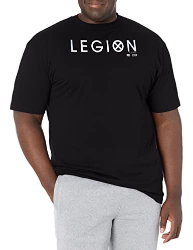 Marvel Herren Legion Solid T-Shirt, schwarz, XXL von Marvel