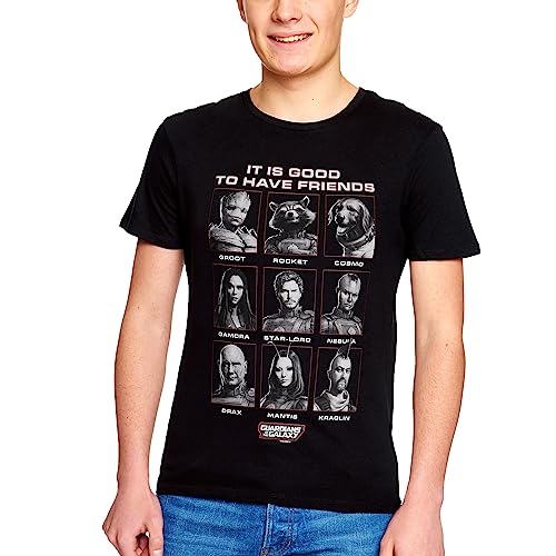 Marvel Herren MEGUGAMTS176 t Shirt Damen, Schwarz, XXL von Marvel